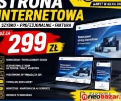 Strona WWW 299 zł | Gotowa w 24 godziny | Nie przepłacaj