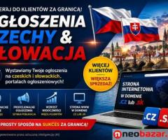 Dotrzyj z ofertą do Czech i na Słowację przez ogłoszenia