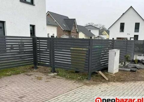 Ogrodzenie frontowe / palisada / ogrodzenie nowoczesne