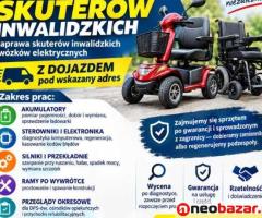 Naprawa skuterów inwalidzkich Legionowo - akumulatory, elektronika, napęd