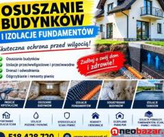 Osuszanie, iniekcja i podcinanie ścian - remonty piwnic